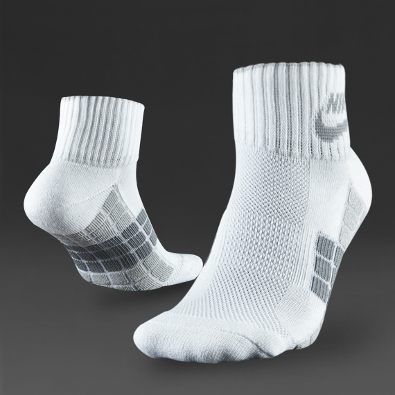 Nike Sportswear Waffle Quarter Socks White / Neutral Grey / Stealth for Women